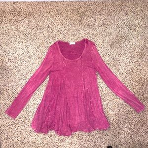 Altar’d State Pink/purple t shirt dress